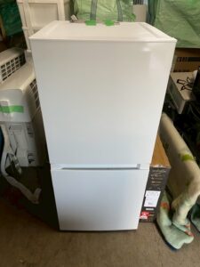 埼玉県川口市Haier(ハイアール)の2ドア冷蔵庫 OBBR-121A 2024年製を出張買取