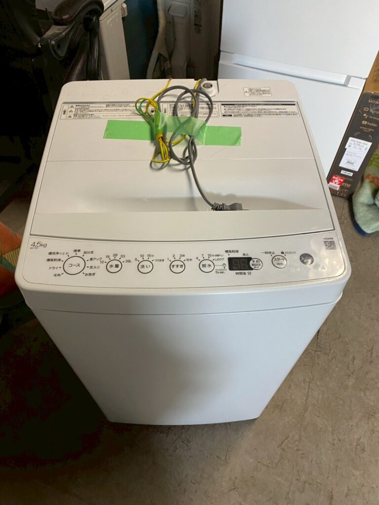 埼玉県川口市出張買取 Haier 洗濯機 4.5kg BW-45A 2024年製