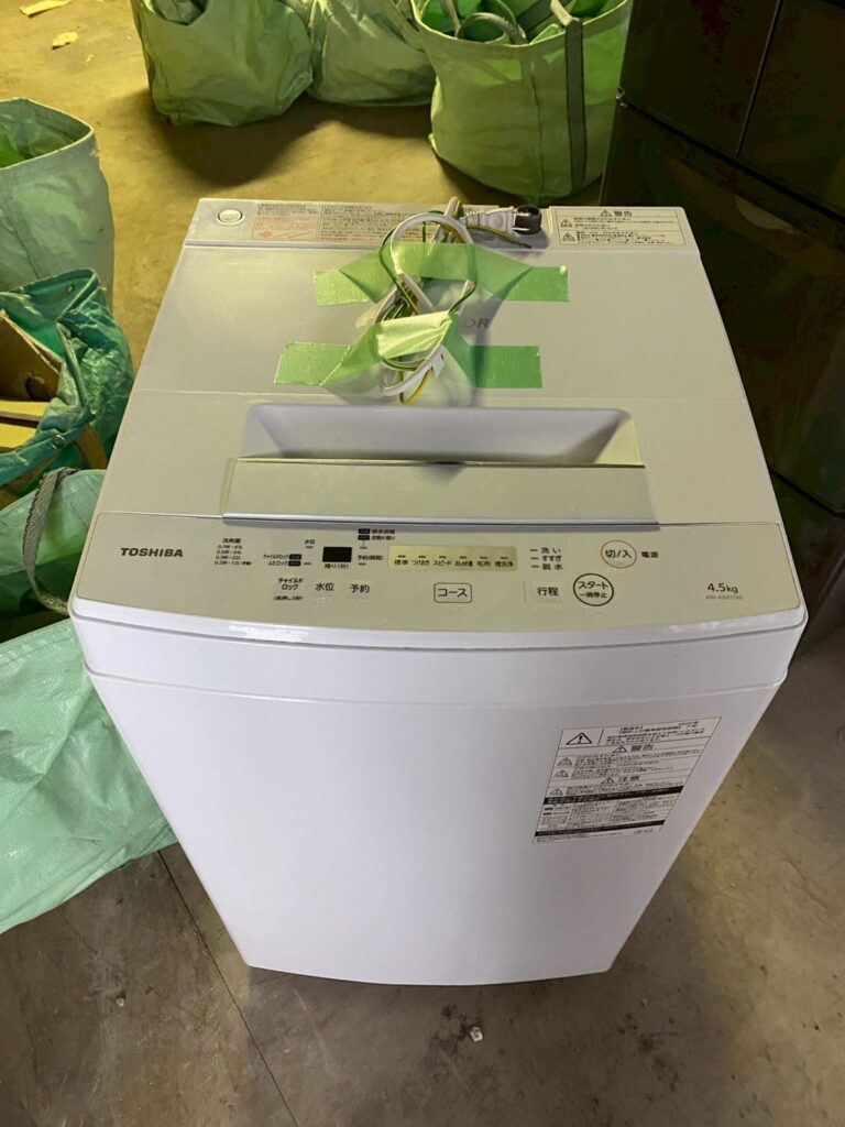 埼玉県 川口市 出張買取 TOSHIBA(東芝)洗濯機(4.5kg) AW-45M7 2020年製