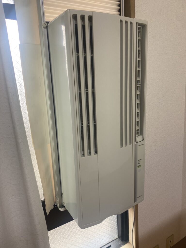 東京都中野区にてCORONA(コロナ)窓エアコンCW-F1822R 2022年製を出張買取いたしました。