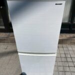 SHARP(シャープ)SJ-D14F-W 2ドア冷蔵庫 2020年製