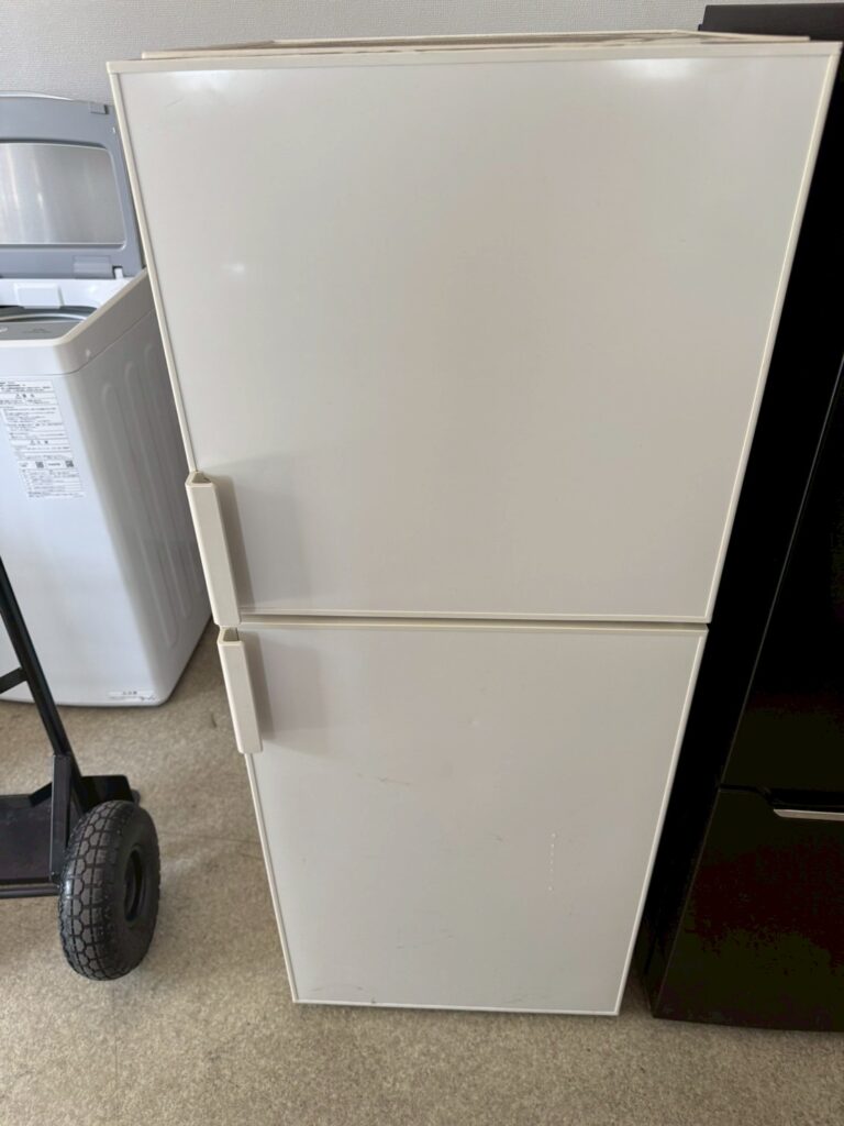 【2019年製】無印良品 2ドア冷蔵庫 AMJ-14D-3を出張買取｜埼玉県戸田市