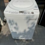 【2021年製】SHARP（シャープ）7.0kg洗濯機 ES-KS70W-Wを出張買取｜埼玉県蕨市