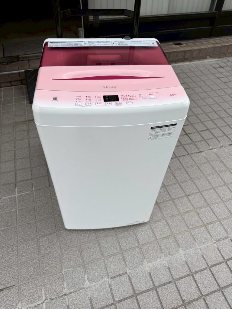【出張買取実績】Haier（ハイアール）洗濯機 JW-U55HK 5.5kg 2021年製を埼玉県川口市で出張買取しました！
