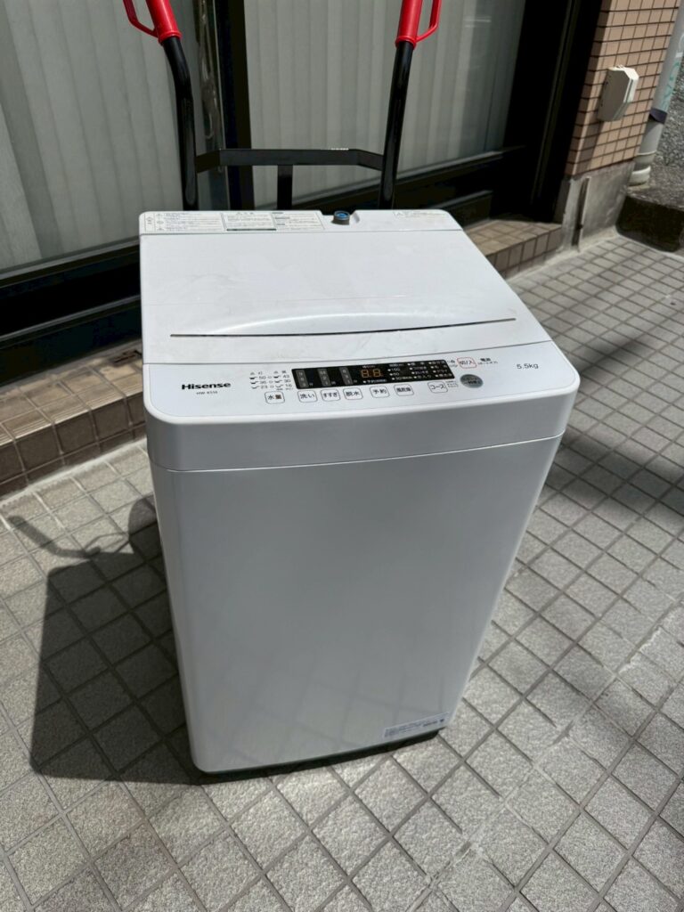 【出張買取 川口市】Hisense 洗濯機 HW-K55Eを埼玉県川口市にて出張買取しました