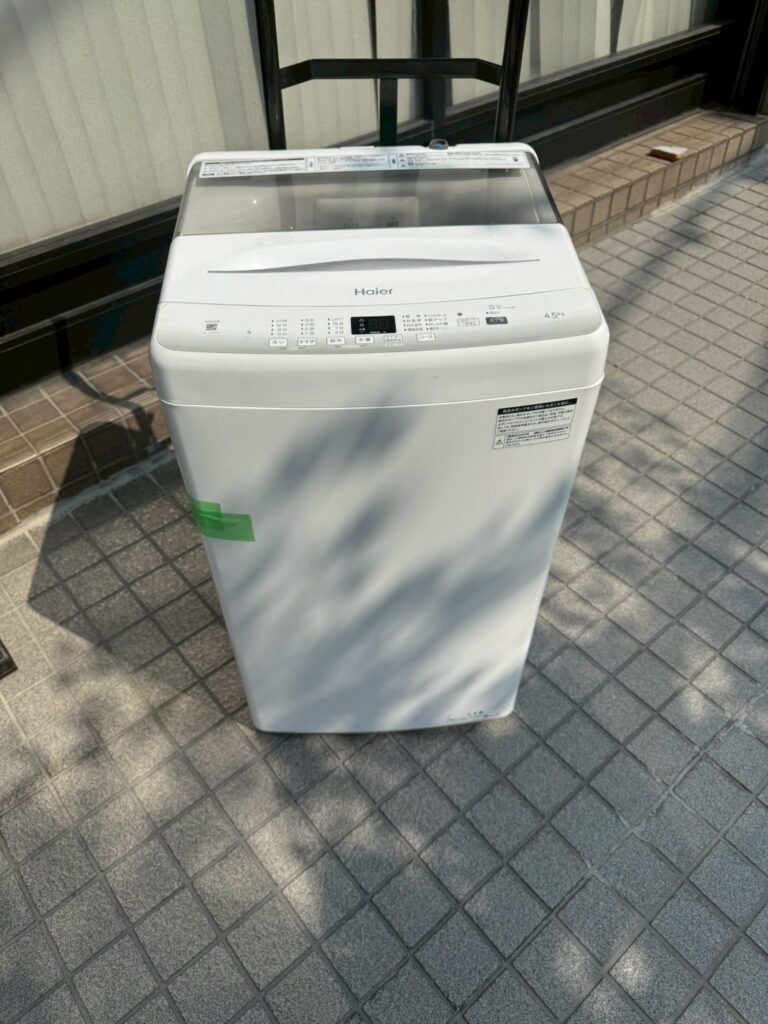 【埼玉県さいたま市 出張買取】Haier 縦型洗濯機 JW-U45EA 2022年製を埼玉県さいたま市にて出張買取！
