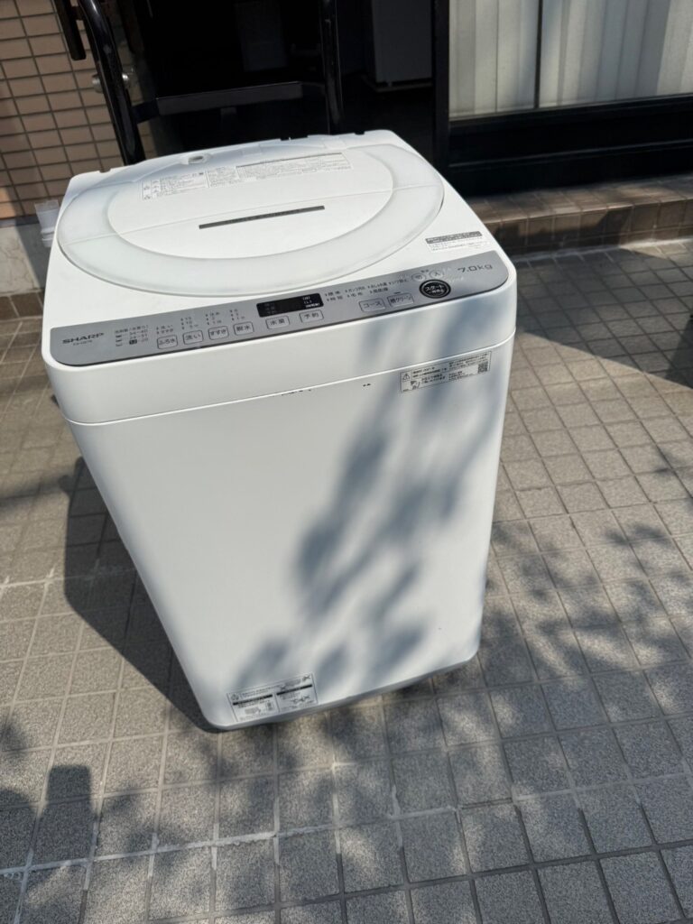 埼玉県川口市にてSHARP 洗濯機 ES-GE7E-W（2021年製 7.0kg）を出張買取しました