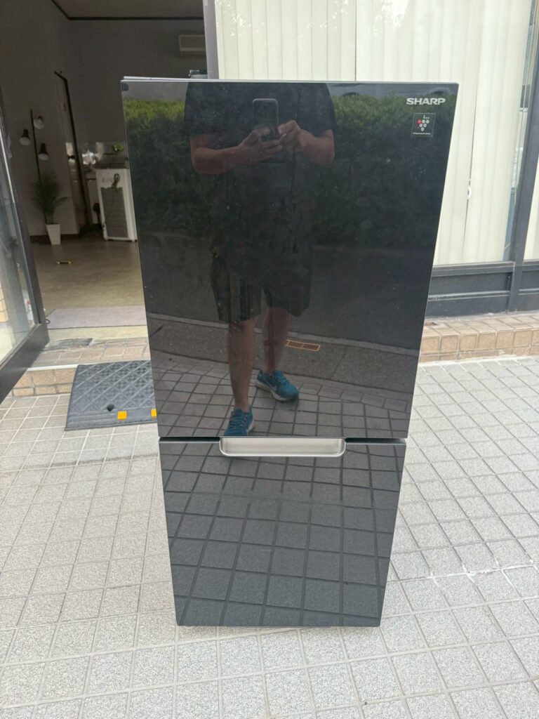 埼玉県川口市にてSHARP（シャープ）2ドア冷蔵庫 SJ-GD15G-B 2021年製を出張買取いたしました