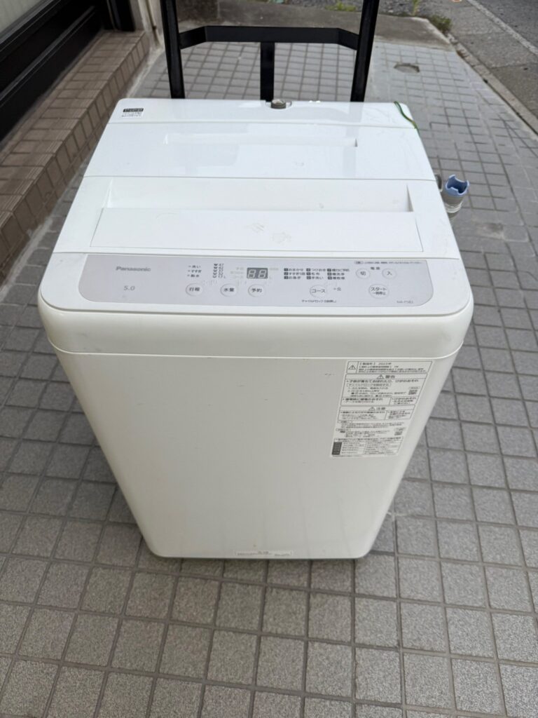 埼玉県川口市にてパナソニック洗濯機を出張買取いたしました(NA-F5B2 2023年製)