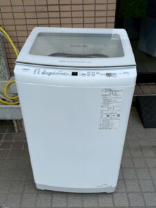 【埼玉県川口市】AQUA 洗濯機 AQW-V8N 2022年製を出張買取 汚れがあっても安心の出張買取