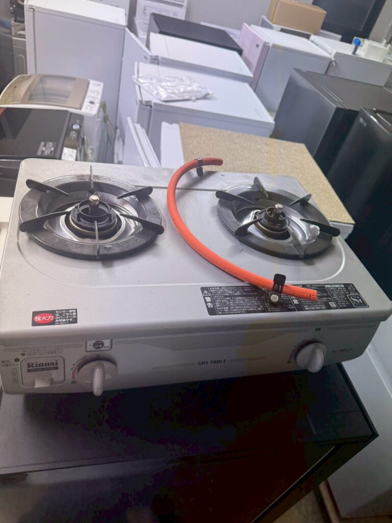 【リンナイ ガスコンロ 出張買取】RTS-336-2FTS(SL)-L、2022年製（LPガス プロパンガス対応）埼玉県川口市