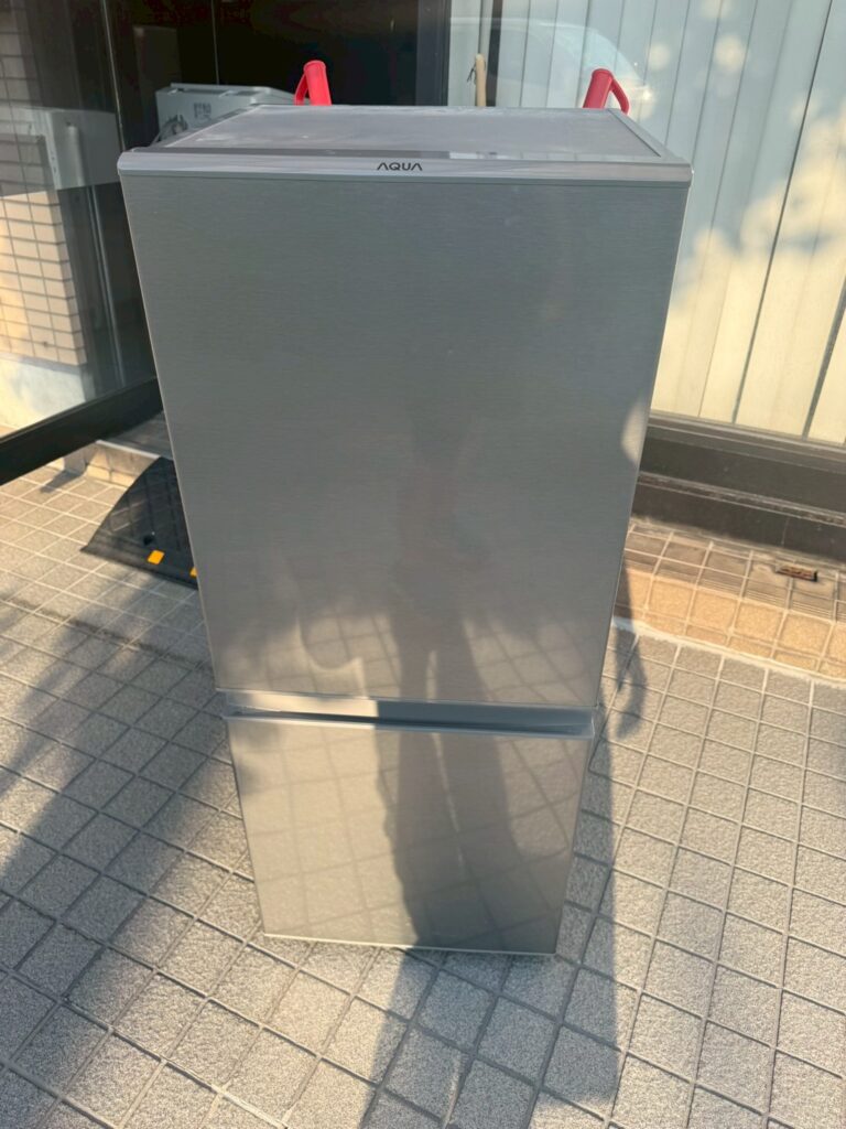 【埼玉県川口市 出張買取】AQUA 2ドア冷蔵庫 AQR-13K(S) 2021年製を出張買取