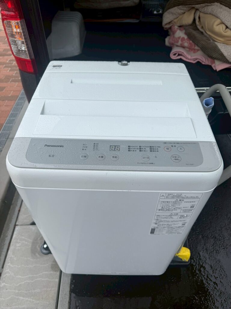 状態の良いPanasonic 洗濯機 NA-F6B1 2024年製を埼玉県川口市にて出張買取いたしました。