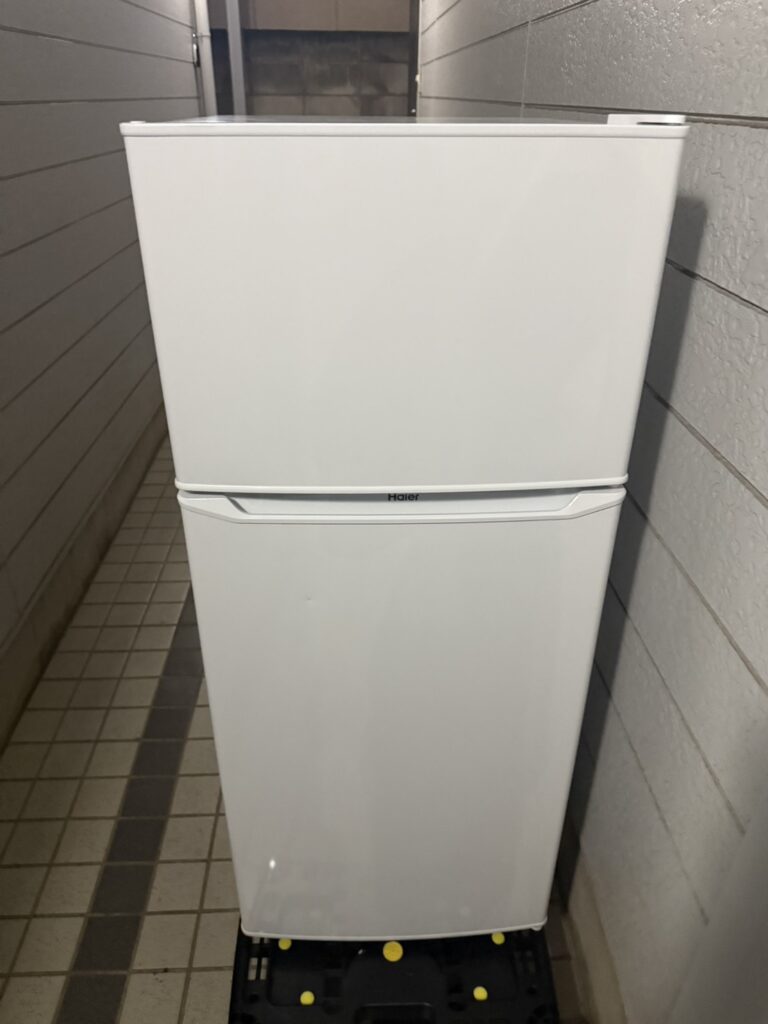 【川口市 買取 Haier】2ドア冷蔵庫 JR-N130B 2022年製を出張買取いたしました