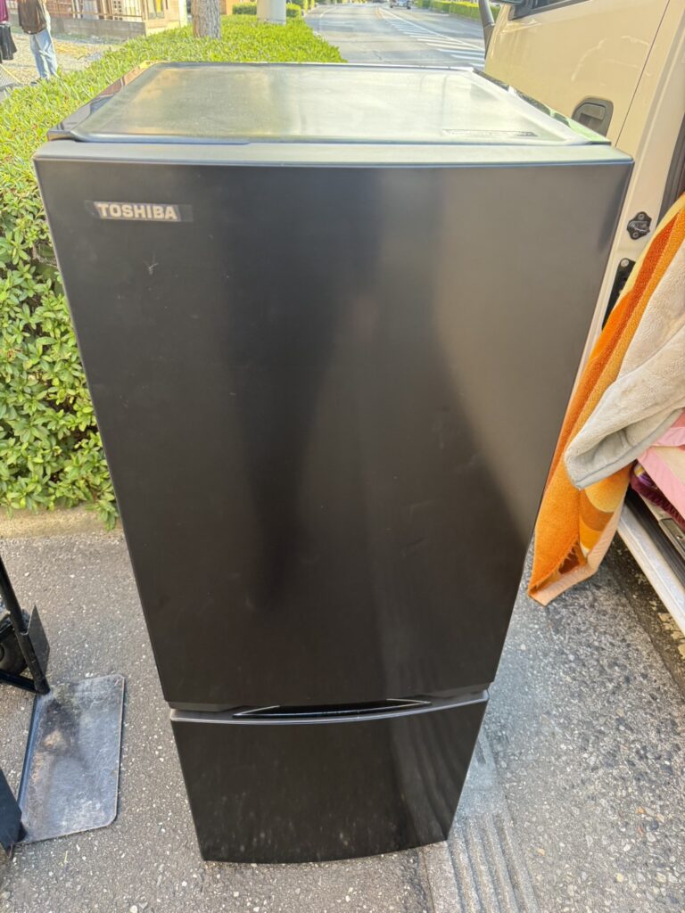 【川口市東川口 出張買取】美品のTOSHIBA 153L冷蔵庫 GR-V15BS(K) 2024年製 を出張買取