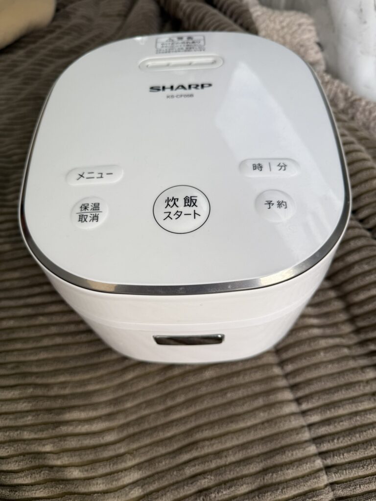 埼玉県川口市にて SHARP 炊飯器 KS-CF05B-W を出張買取いたしました