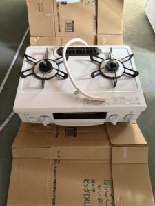 埼玉県川口市にてリンナイ 都市ガス ガスコンロ 2024年製 ET34NJH4A-W1を出張買取