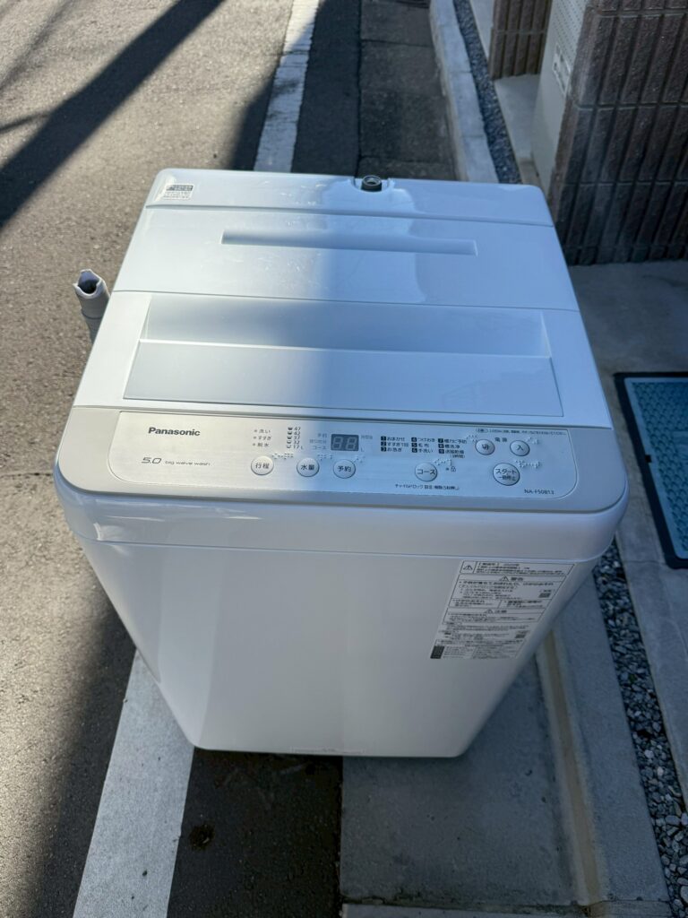 東京都足立区でPanasonic 縦型洗濯機 NA-F50B13 2020年製を出張買取｜5年以上経過でも対応した買取事例