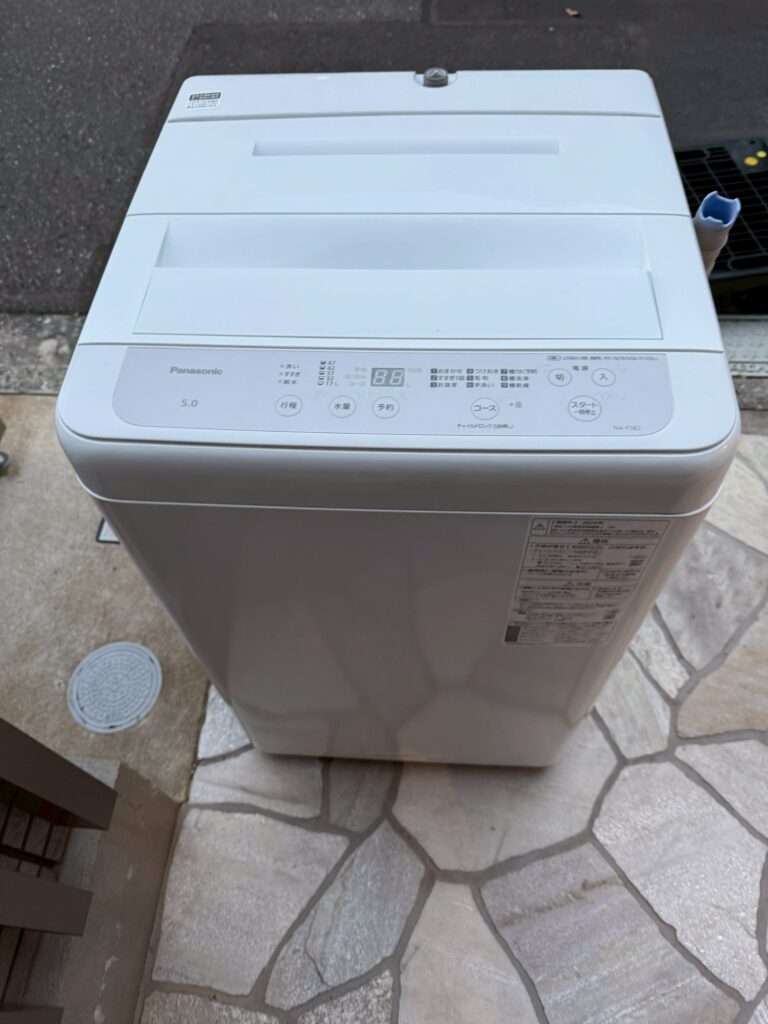 【同棲に伴い買取希望】埼玉県川口市にてPanasonic 縦型洗濯機（NA-F5B2 ・ 2024年製）を出張買取しました