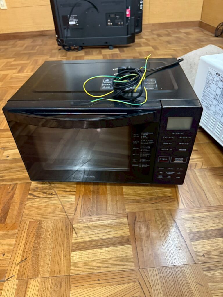 状態の良いオーブンレンジを埼玉県川口市で出張買取！｜アイリスオーヤマ KMO-F1810-B 2024年製