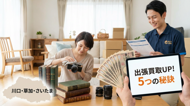 【埼玉新生活】引っ越し・転勤前に必読！出張買取価格を20%アップさせる「査定直前のひと手間」