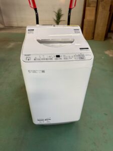 【東京都中野区】SHARP 縦型洗濯機 ES-TX6G-S（2023年製・6.5kg）を出張買取
