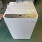 【東京都板橋区】SHARP 縦型洗濯機 ES-GE6H-N（2024年製・6.0kg）を出張買取しました