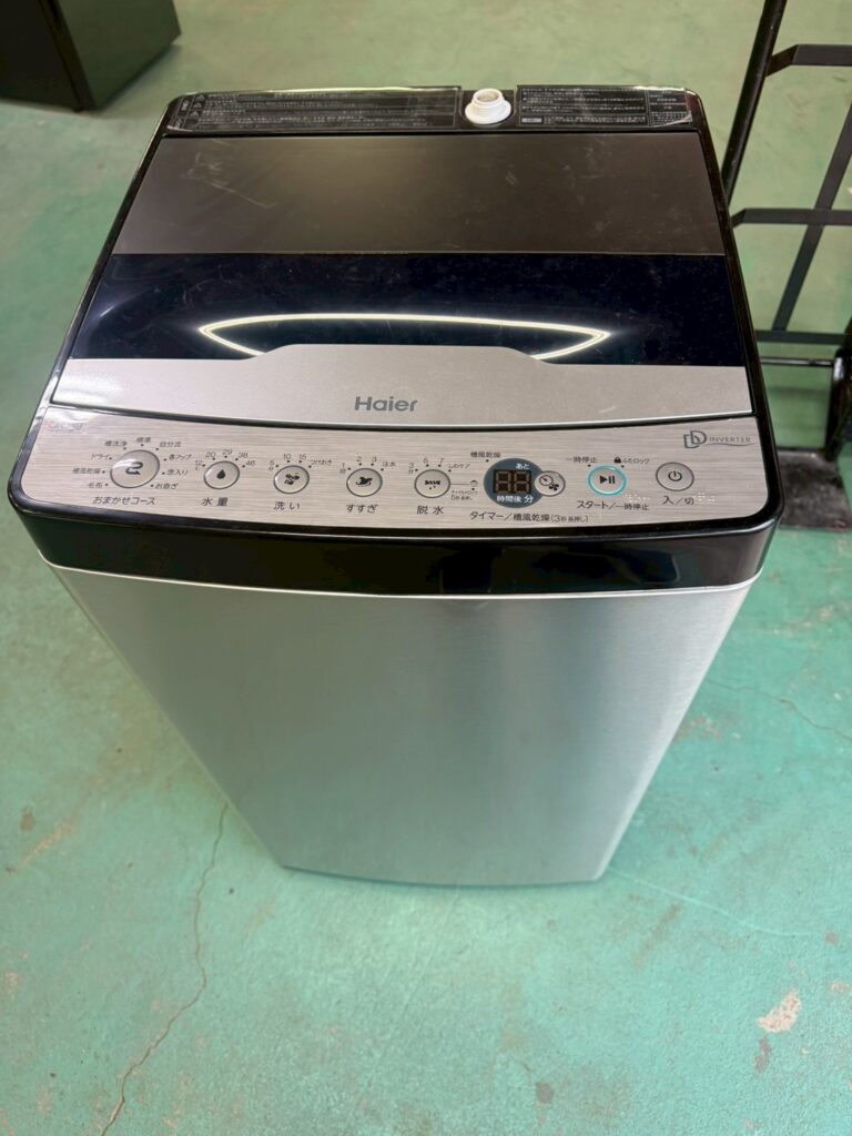 【埼玉県川口市】Haier 縦型洗濯機 JW-XP2CD55F（2024年製・5.5kg）を出張買取しました
