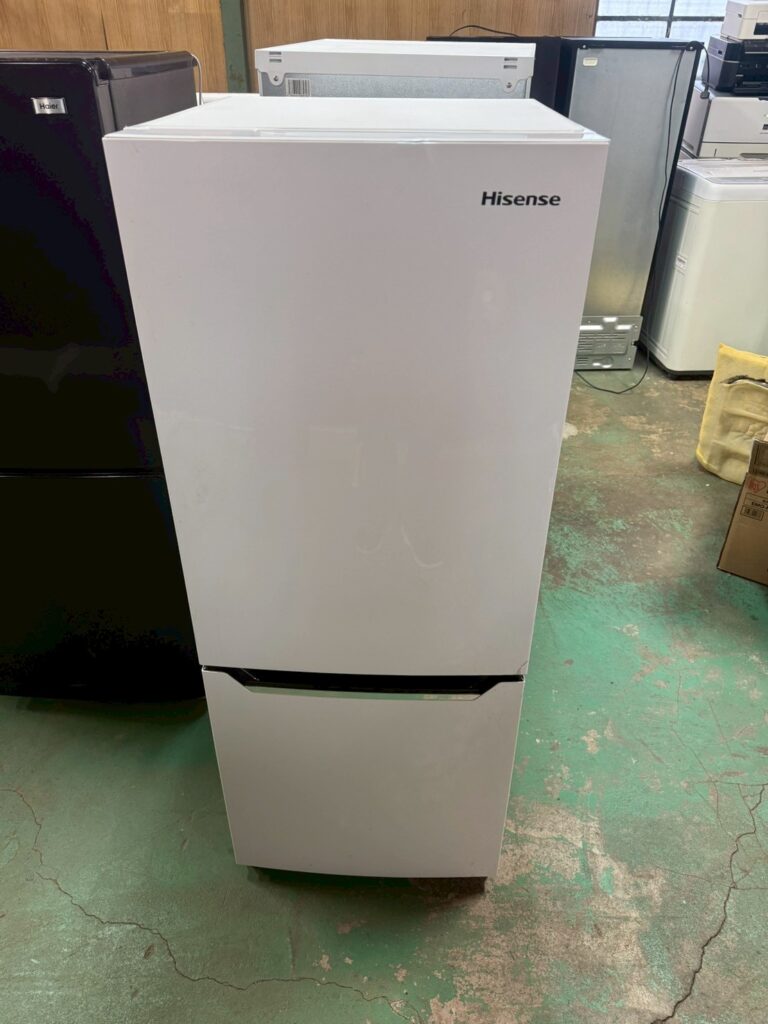 【埼玉県草加市】Hisense 2ドア冷蔵庫 HR-D15C（2020年製・150L）を出張買取しました｜5年以上経過でも出張無料引取