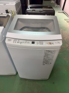 【東京都中野区】AQUA 全自動洗濯機 AQW-P7R（2025年製・7.0kg）を出張買取しました｜ドラム式買い替えに伴う縦型洗濯機・小家電まとめ買取