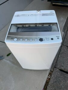 【埼玉県蕨市】Haier 全自動洗濯機 JW-C60GK（2022年製・6.0kg）を出張買取しました｜国外メーカー・引越し前の即対応で買取が実現