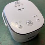 【埼玉県草加市】SHARP ジャー炊飯器 KS-CF05B-W（2024年製・3合炊き）を出張買取しました｜状態良好で買取が実現