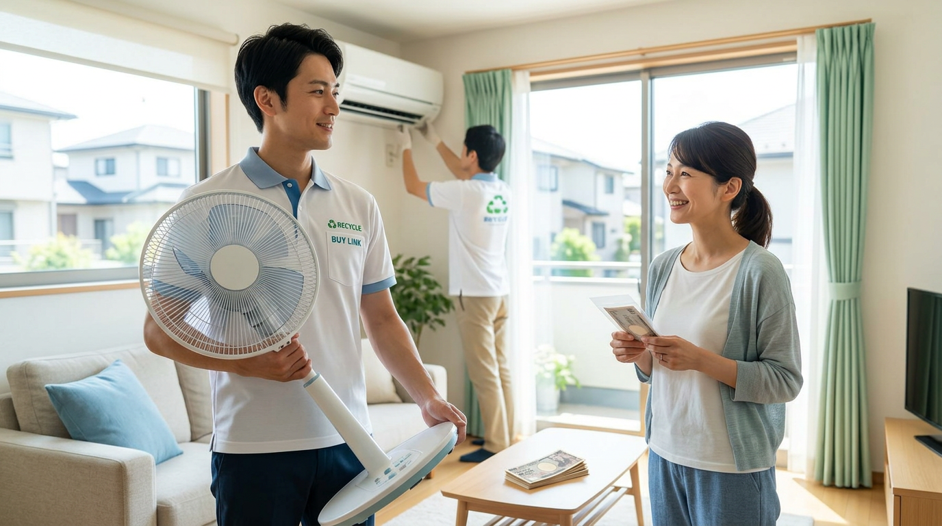 埼玉で「やっぱり不要だった」夏物家電は出張買取で現金化！