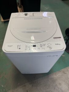 埼玉県川口市でSHARP洗濯機（ES-GE5G-W・2023年製・5.5kg）を出張買取しました