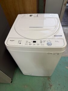 東京都新宿区でSHARP洗濯機（ES-GE5H-W・2024年製・5.5kg）を出張買取しました