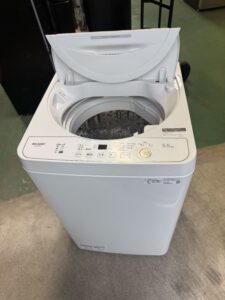 埼玉県草加市でSHARP洗濯機（ES-GE5H-W・2024年製・5.5kg）を出張買取しました