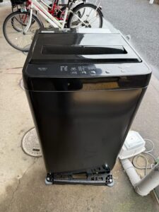 出張買取 埼玉県草加市 ROROヤマダオリジナル洗濯機（YWM-T45LK・2025年製・4.5kg）を無料引き取りしました｜ベランダ外置きでも購入3か月以内で特別対応
