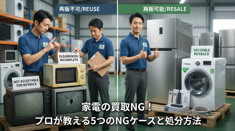 こんな家電は買い取れない！？査定NGになる意外な理由5選｜リサイクルショップBUY LINK