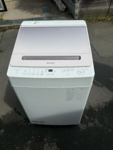 東京都足立区でSHARP洗濯機（ES-GV7J-P・2024年製・7.0kg）を出張買取しました｜石鹸カスが目立つものの買取が実現