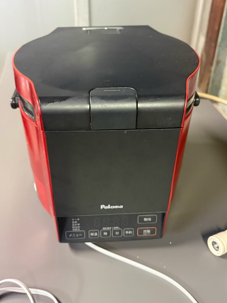 東京都足立区でPaloma ガス炊飯器（PR-M09TR・2023年製）を遺品整理にて出張買取しました