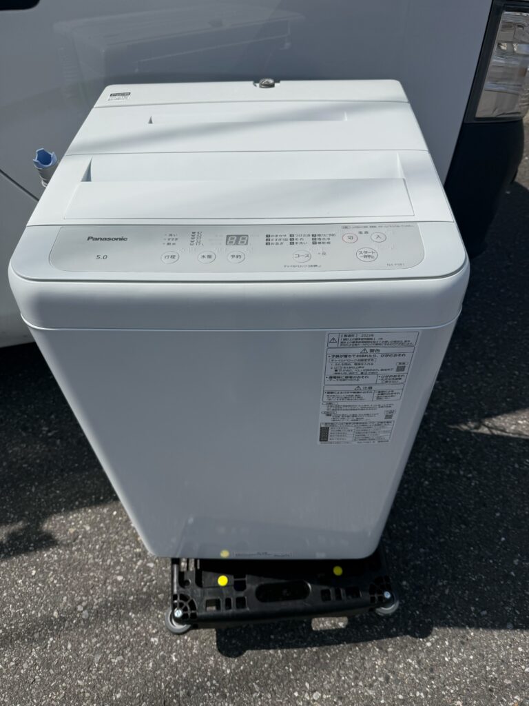 東京都板橋区でPanasonic洗濯機（NA-F5B1・2023年製・5.0kg）を出張買取｜槽洗浄の習慣が上限超えの高価買取につながった