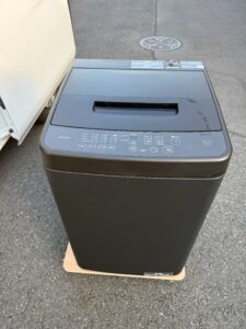 東京都練馬区でIRIS OHYAMA全自動洗濯機（IAW-T504-B・2024年製・5.0kg）を出張買取しました