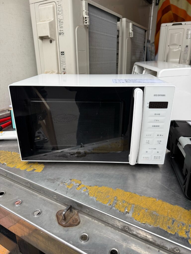 埼玉県川口市でアイリスオーヤマ電子レンジ（PMG-T179-W・2025年製・17L）を出張買取しました｜LINEで写真を送るだけで査定・高年式美品で買取が実現