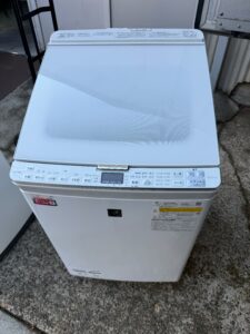 埼玉県川口市でSHARP洗濯乾燥機（ES-PX8E-W・2021年製・8.0kg）を出張買取しました