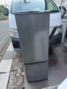 埼玉県さいたま市北区で三菱冷蔵庫（MR-P17F-H・2021年製・168L）を出張買取しました｜引越し当日に合わせて日程調整をしました