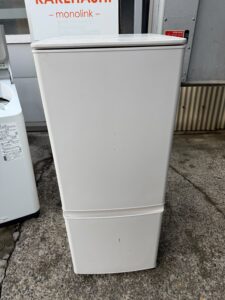 練馬区で三菱電機2ドア冷蔵庫（MR-P15H-W・2022年製）を出張買取しました｜引越しに合わせた当日回収