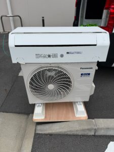 埼玉県さいたま市でPanasonicルームエアコン Eolia（CS-224DJR-W・2024年製）を出張買取しました｜転勤に伴う取り外し