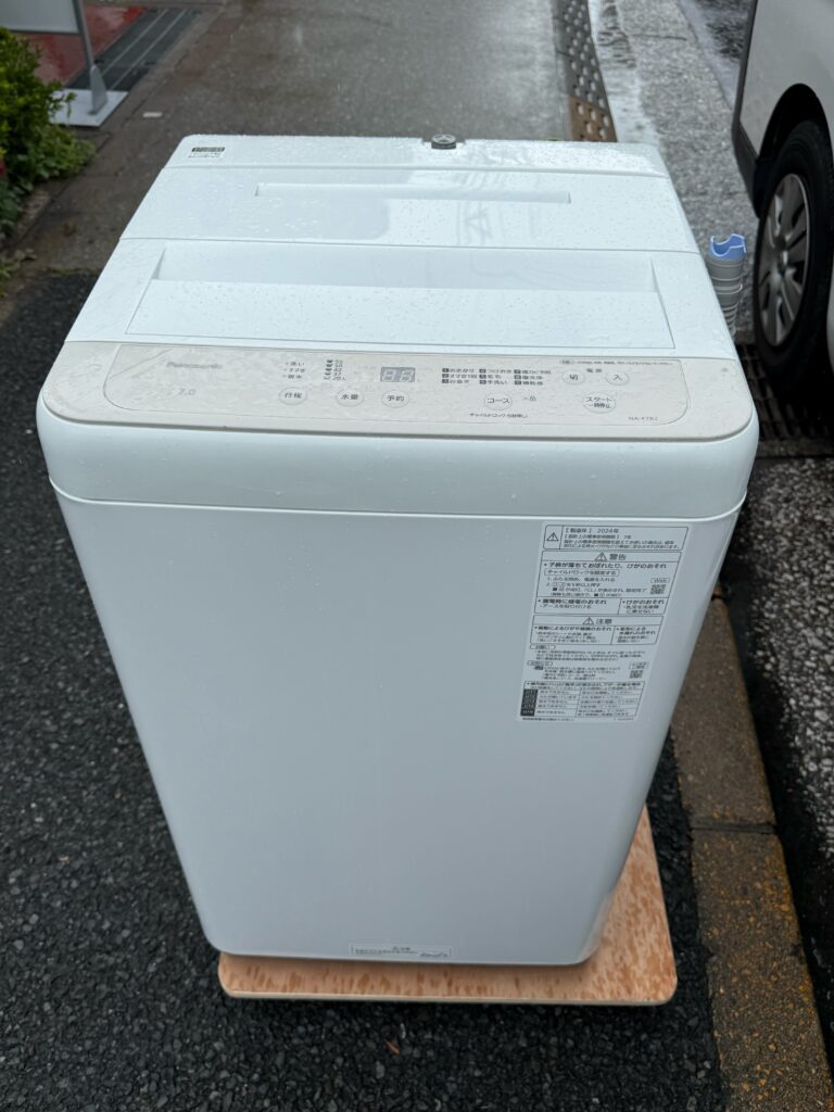 【出張買取】￥埼玉県さいたま市でPanasonic全自動洗濯機（NA-F7B2・2024年製）を出張買取しました｜ドラム式への買い替え