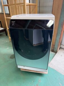 埼玉県草加市でSHARPドラム式洗濯乾燥機（ES-W113-SL・2021年製）を出張買取しました｜最新モデルへの買い替え