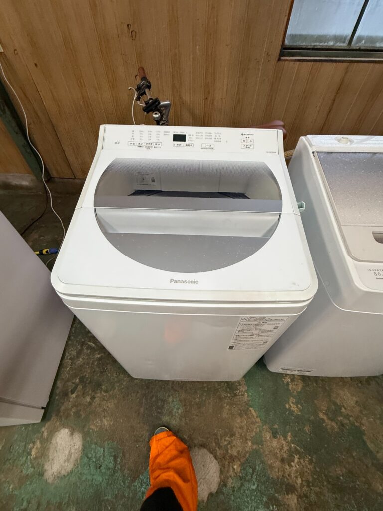 埼玉県さいたま市でPanasonic全自動洗濯機（NA-FA100H8・2020年製）を出張買取しました｜引越しに伴う家電整理